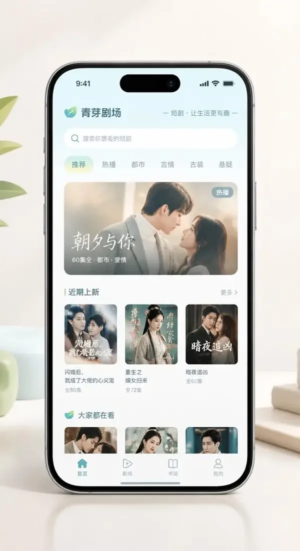 短剧网址导航 APP 界面预览